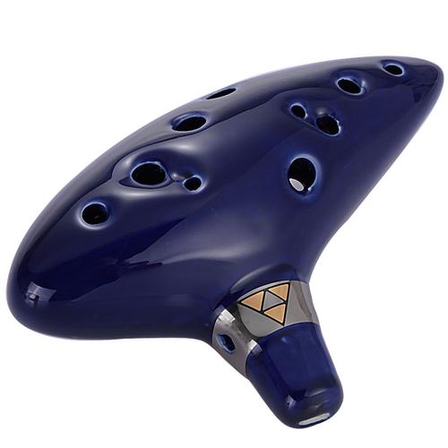 12 Trous Ocarina Flûte Céramique Alto C Instrument Légende  Des Fonds Marins