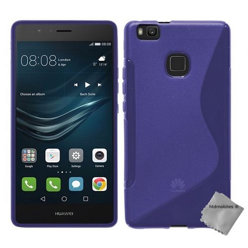 Housse Etui Coque Pochette Silicone Gel Fine Pour Huawei P9 Lite + Film Ecran - Mauve