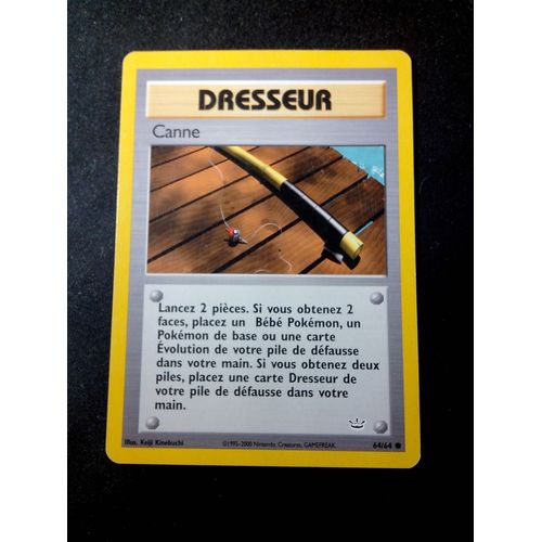 Dresseur Canne 64/64 Set Neo Revelation Fr