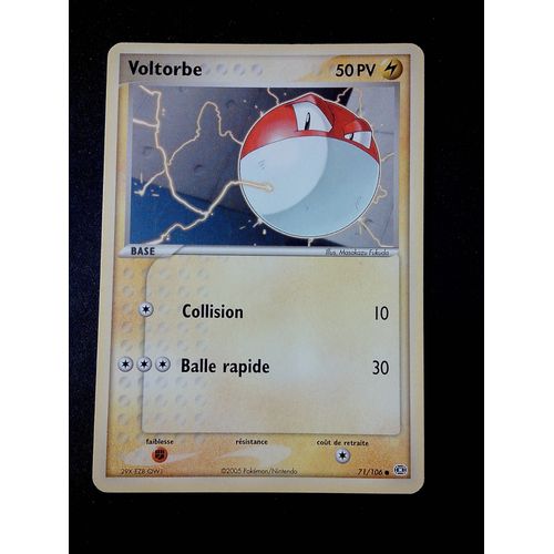 Voltorbe 71/106 Set Ex Emeraude Fr