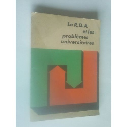 La Rda Et Les Problèmes Universitaires