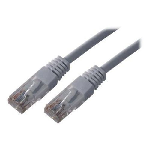 MCL Samar - Cordon de raccordement - RJ-45 (M) pour RJ-45 (M) - 2 m - UTP - CAT 6 - bloqué - gris