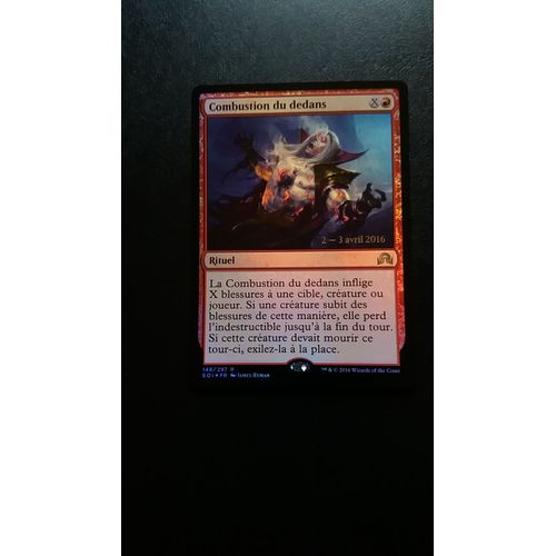 Combustion Du Dedans Foil Promo - Ténèbes Sur Innistrad - 158/297