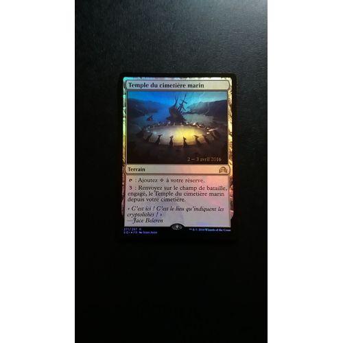 Temple Du Cimetière Marin Foil Promo - Ténèbres Sur Innistrad - 271/297