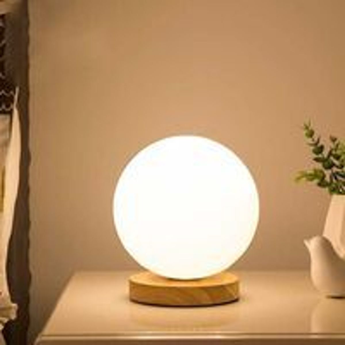 Boule Blanche Laiteuse Cr�ative Romantique Simple Goodnice