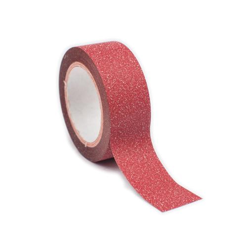 Masking Tape Pailleté 1,5 Cm Rouge - Ammi