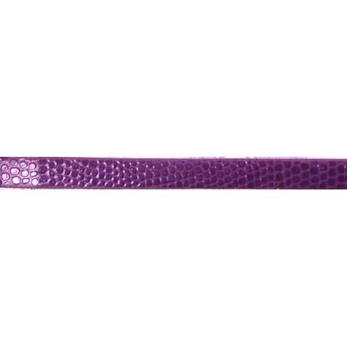 Bracelet 6 Mm Style Croco Violet - Megacrea