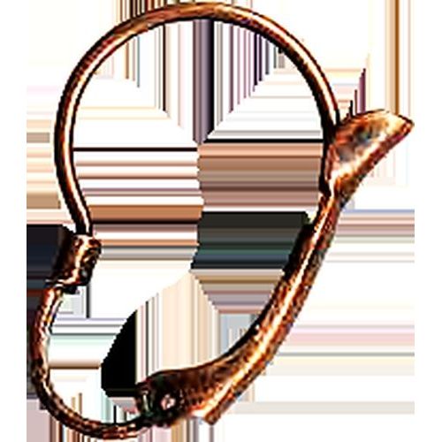 Boucles D'oreille Dormeuses À Coller Cuivré La Paire