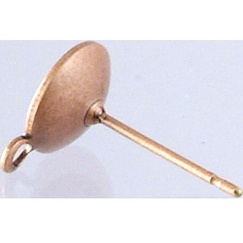 Boucles D'oreille Clou À Perles Cuivré La Paire (Lot De 10)