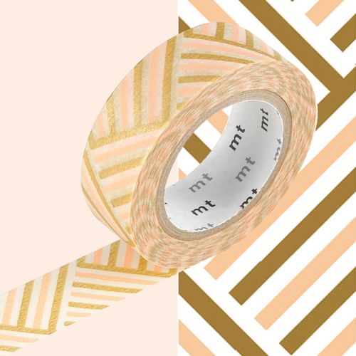 Masking Tape Mt - 15 Mm - Tressage Or Et Pêche - Masking Tape (Mt)