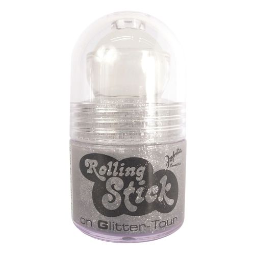 Roll-On Paillettes Pour Le Corps Argenté - Jofrika