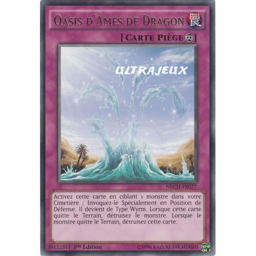 Yu-Gi-Oh! - Nech-Fr077 - Oasis D'âmes De Dragon - Rare