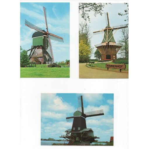 Moulins Hollandais - Schelluinen "Westmolen"- Keukenhof - Moulin À ...