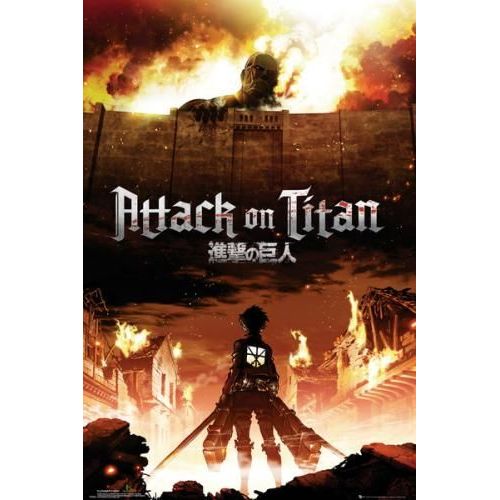 Poster Attack On Titan The Wall 61cm X 91.5cm