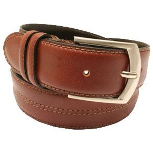 Cyllene Fantaisie - Ceinture Brad Ii Cuir Marron - Homme