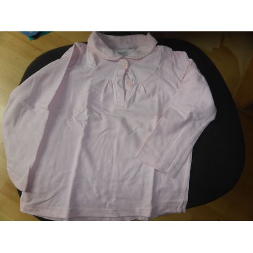 T-Shirt Zara Kids T-Shirt Manches Longues Coton 18 Mois Rose