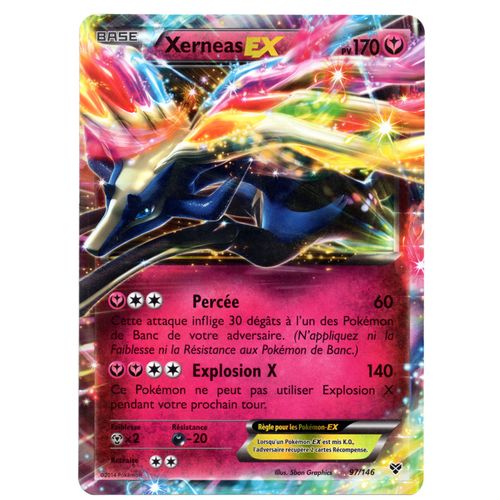 Carte Géante Pokemon Xerneas Ex 97/146