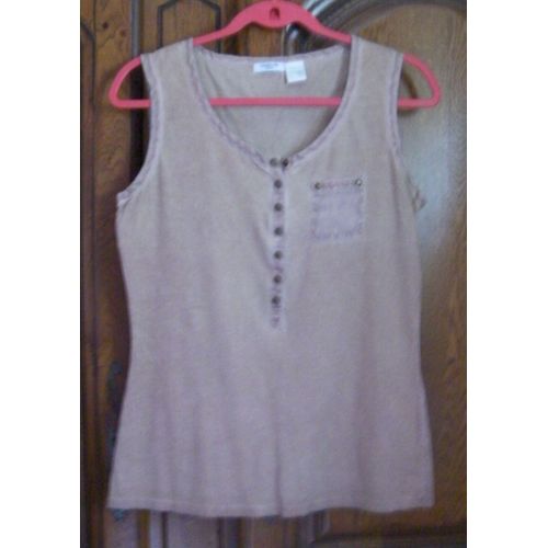 Débardeur Beige La Redoute - Taille 38/40