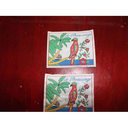 Deux Lot Deblason De Tissu De Couture De Beausonge