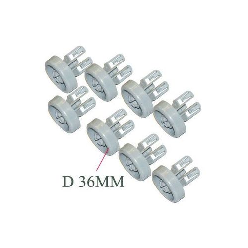 Kit De 8 Roulettes Panier Inferieur Lave Vaisselle Whirlpool Laden 481252888112