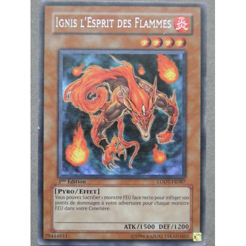 Yu-Gi-Oh - Ignis L'esprit Des Flammes - Lodt-Fr087 - Rare