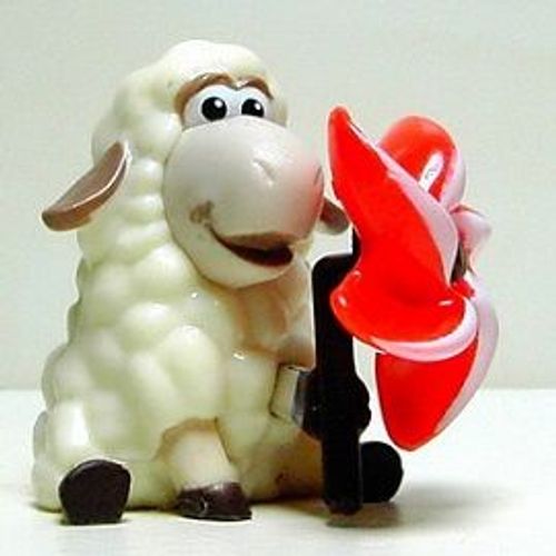 Figurine Mouton Et Moulin À Vent - Série Spéciale 40 Ans (Kinder 2014)