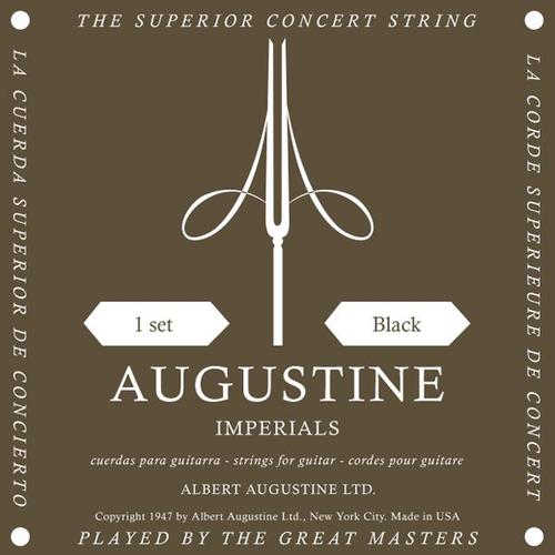 Augustine Imperials Black Cordes Nylon Guitare Classique Tension Normale