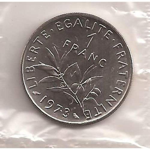 1 Franc 1973 Type Semeuse. Fdc Issue Du Coffret