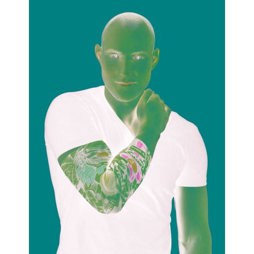 Manches Tatouages Clown Adulte - 154468 - Taille Unique - Port 0¿