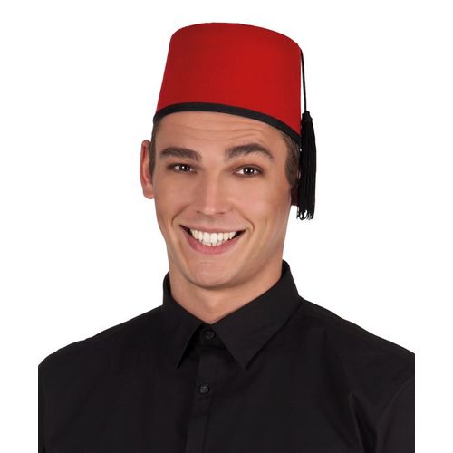 Chapeau Fez Feutrine Adulte - 3840 - Taille Unique - Port 0¿