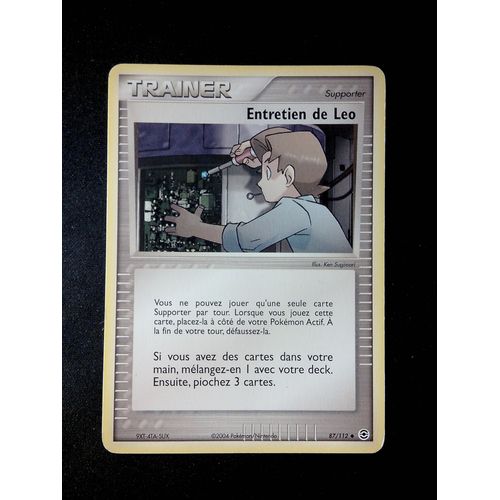 Dresseur Entretien De Léo 87/112 Set Ex Rouge Feu & Vert Feuille Fr