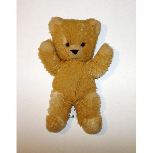 Peluche Ours Ancien Joual 40 Cm Vintage