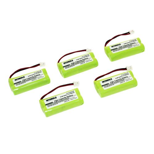 INTENSILO 5x Batterie compatible avec Siemens Gigaset AS150, AS150 DUO téléphone fixe comme V30145-K1310-X359 (800mAh, 2.4V, NiMH)