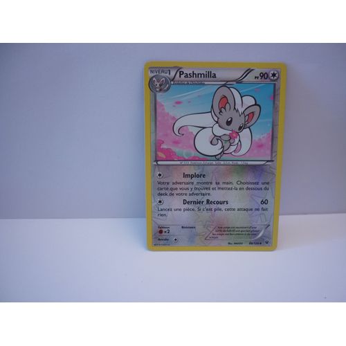 Carte Pokemon Francaise Pashmilla Reverse 90pv 88/124 Impact Des Destins