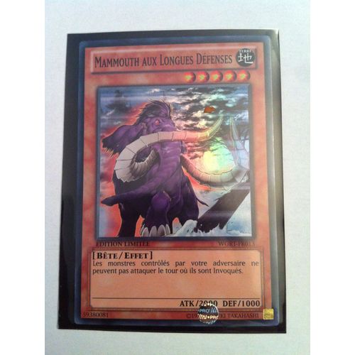 Yu-Gi-Oh! - Wgrt-Fr013 - Mammouth Aux Longues Défenses - Super Rare