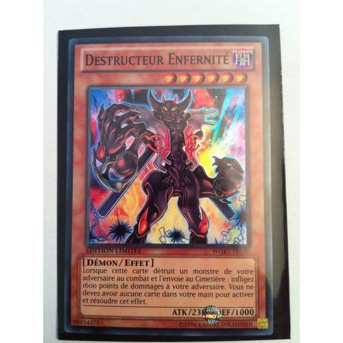 Yu-Gi-Oh! - Wgrt-Fr030 - Destructeur Enfernité - Super Rare