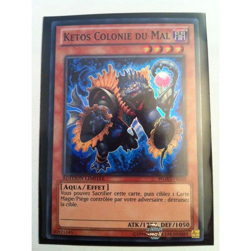 Yu-Gi-Oh! - Wgrt-Fr050 - Ketos Colonie Du Mal - Super Rare
