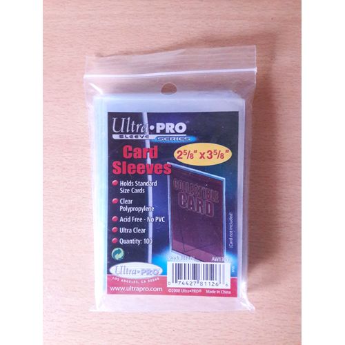 Protège-Cartes Sleeves Ultra Pro Standard Transparent X 100