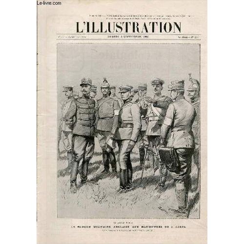 L'illustration Journal Universel N° 3315 - Gravures: La Mission Militaire Anglaise Aux Manoeuvres Du 2e Corps Par Scott - Le Ministre De La Guerre Aux Manoeuvres (Photo De Léon Bouet) - Les ...