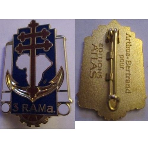 Insigne 3° Régiment D'artillerie De Marine