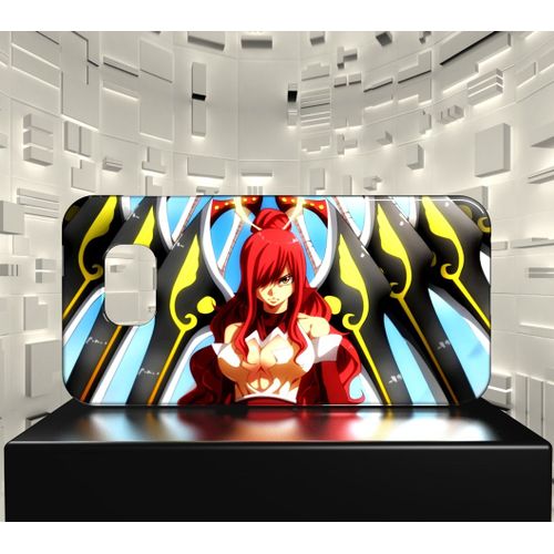 Coque Samsung Galaxy S7 Edge Fairy Tail Erza Scarlett 14
