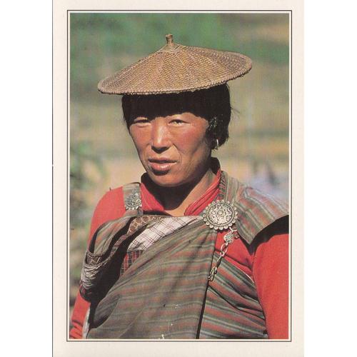 Bhoutan, " Portrait De Femme Des Montagnes ".