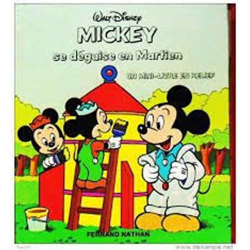 Mickey Se Déguise En Martien, Un Mini Livre En Relief