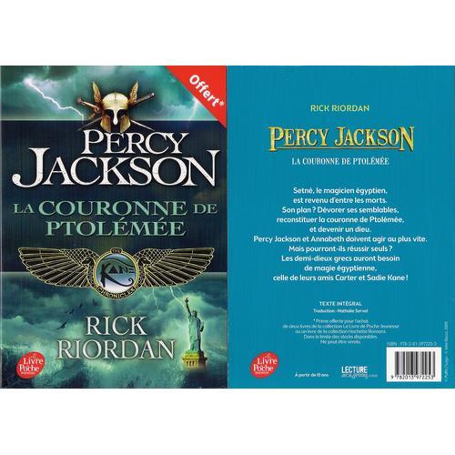 Percy Jackson, The Kane Chronicles : La Couronne De Ptolémée