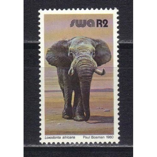 Sud-Ouest Africain 1980 : Eléphant - Timbre 2 R. Neuf **