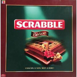 Jeu de société Scrabble édition Deluxe plateau tournant en bois Mat