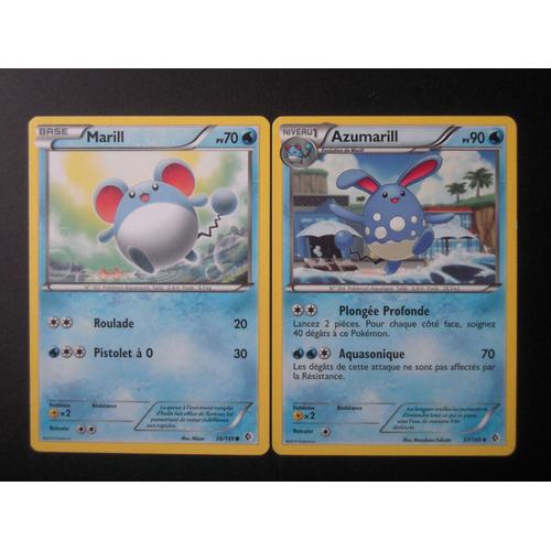 Marill 36/149 Et Azumarill 37/149 - Frontières Franchies