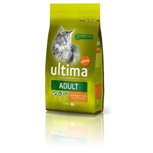 Croquettes Ultima - Ultima Chats Poulet Riz  7.5kg