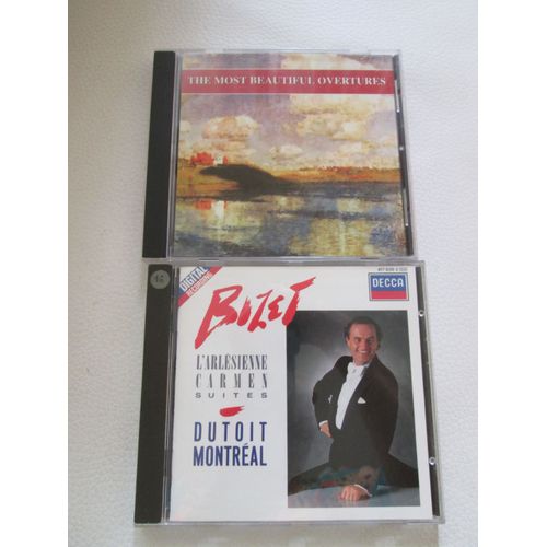 Lot Cd L'arlésienne Carmen Georges Bizet Et Les Plus Belles Ouvertures