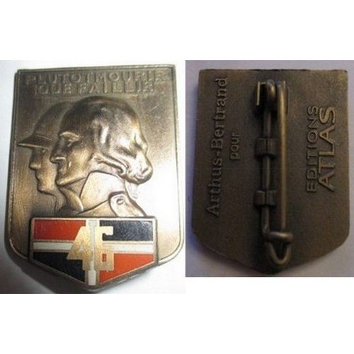 Insigne 46° Régiment  D'infanterie